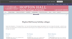 Desktop Screenshot of hoptonhall.co.uk